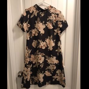Knee length floral dress